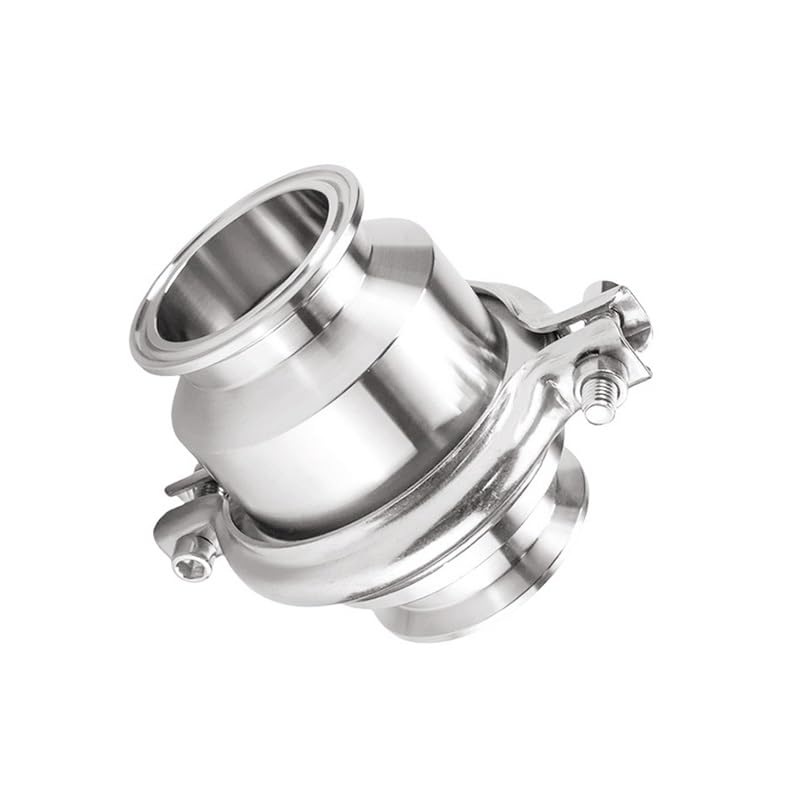 Zawór zwrotny sanitarny z potrójnym zaciskiem, przepływ jednokierunkowy, stal nierdzewna SS316(45mm Ferrule 64)