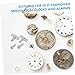 DIYEAH Mechanical Clock Winder Key Set Universal Repair Tools for Wall and Retro Clocks 1 Set Metal Parts and Mechanism