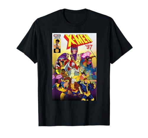 Marvel Studios X-Men ’97 Magneto and the Team Comic Cover T-Shirt