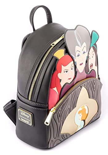 Loungefly Disney Villains Scene Evil Stepmother and Stepsisters Mini Backpack4