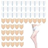 QIXNBL 60 Stück V-Förmige Oberschenkel-Antireibungsaufkleber, Elastische Unsichtbare Oberschenkelaufkleber, Schweißfeste Beinplastikaufkleber, Gesäßhebeaufkleber, Lose Haut Straffen.