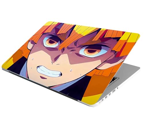 Image of Laptop Skin Stickers HD Quality Sticker for Laptops Upto 15.6 inch (Dustproof|Waterproof|Scratchproof|Reusable) - BE ZENITSU