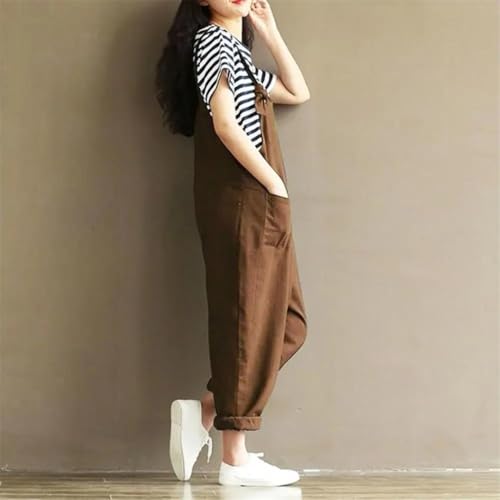 Combinaison sans manches ample pour camoufler les formes avec style