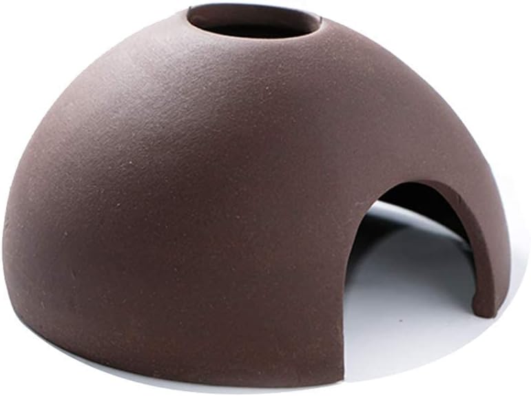 Reptile Hideout Ceramics, Aquarium Landscaping - Habitat Decor Turtle Lizard Fish Hideouts Climbing Reptile Cave Box Accessories