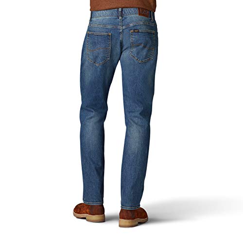 Image of Lee Men's Straight Fit Cotton Jeans