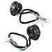 Motorcycle Handlebar Switch, 1 Pair 12V DC Motorcycle Handlebar Horn High/Low Beam Turn Switch Control Left Right Side Handlebar Switch Control, Fits 7/8