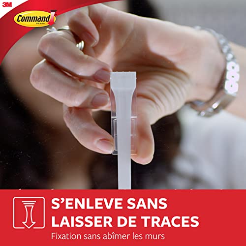 Command Crochets Design Moyen, Modèle Blanc - Lot de 6 Crochets et 9 Languettes Moyennes - Pour Accrocher et Décorer Sans Abîmer – vue 5