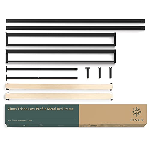 ZINUS Trisha Metal Platforma Bed Frame/Wood Slat Support/No Box Spring Needed/Easy Assembly, King by Zinus - Image 7