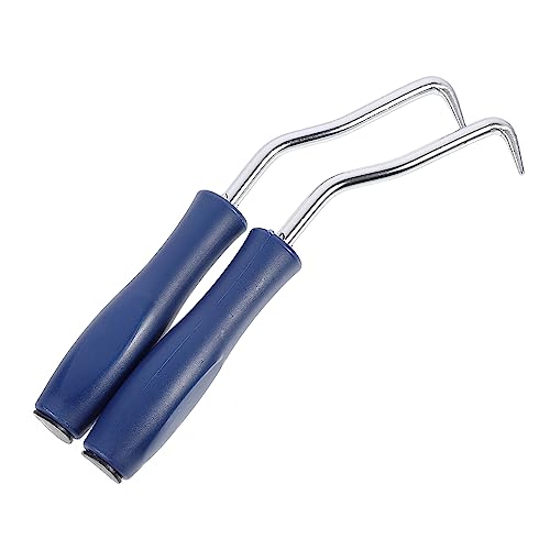 SEWACC Rebar Steel Hook Tool Wire Tie Hook Curved Wire Hook Concrete Placer Steel Rebar Tying Hooks