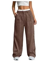 Brown and White Striped