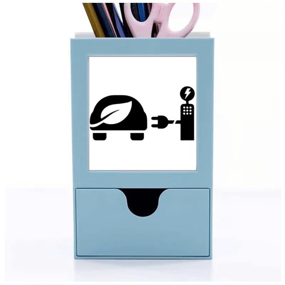 no/no Automatic Charing Station Energy Vehicles Protect Environment Desk Supplies Organizer Pen Holder Card