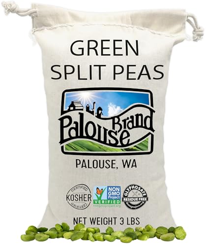 Image of Palouse Brand Certified Glyphosate Residue Free Green Split Peas | 3 lb | Non-GMO | Kosher