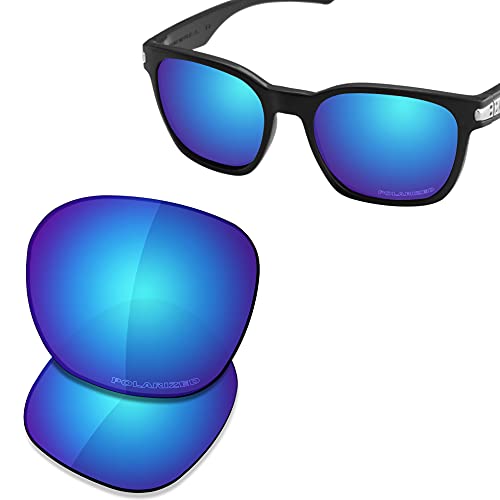Image of SAUCER Premium Replacement Lenses for Oakley Garage Rock OO9175 | UV400 Protection, Anti-Scratch, Precise Fit & Enhanced Clarity Sunglasses High Defense - Glacier Blue Polarized