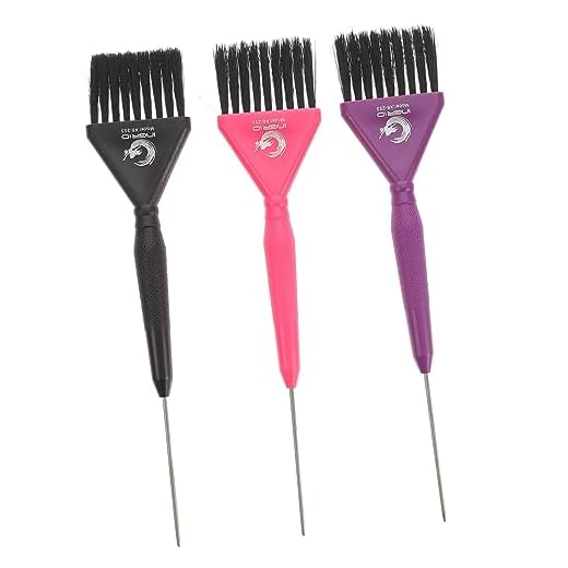 FRCOLOR 3 Piezas Cepillo para Teñir El Cabello Herramientas De Cepillo De Aceite Al Horno Kit De Tinte para El Cabello Pincel De Pintura Al Óleo Ordenador Personal Mezcla
