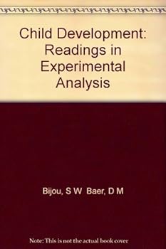 Paperback Child Development: Readings in Experimental Analysis Book