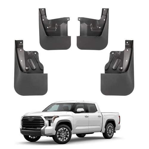 Image of 4Pcs Wheel Mud Flaps for Toyota Tundra 2022 2023 Front & Rear Tire Protector Mudflaps Splash Guards,No Drilling Required