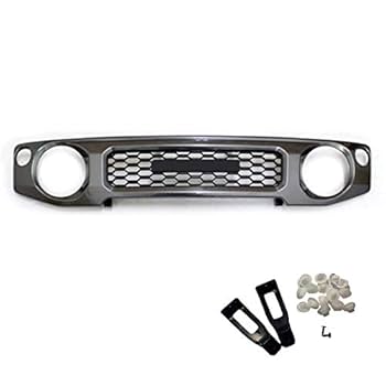 スズキ ジムニー フロントグリル ガーニッシュ カバー JB64 JB74 Amazon | Niceffort 新型スズキジムニー フロントグリル
