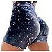 BOTCAM High Waist Atmungsaktiv Yoga Shorts Blickdicht Scrunch Butt Laufshorts Kurze Hose Po Lifting Radlerhose Damen-Workout-Leggings, Fitness, Sport, Laufen, Yoga, Sporthose Fitnesshose
