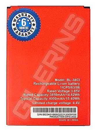 Image of Original BL-38CI Battery for Itel A58 pro Battery with 6 Month Warranty****(G336)