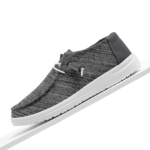 Image of betyswear Womens Loafers Women Shoes Casual Slip-On Canvas Shoes Breathable Lightweight Boat Shoes for Women