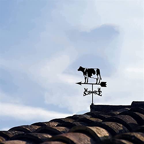 Weathervane - Wind Direction Indicator Cows Weather Vane Measuring Tools Retro Wind Vane Roof Mounted For Sheds Garden Mount Yard Barns Decoration Weather Vane #TOP5