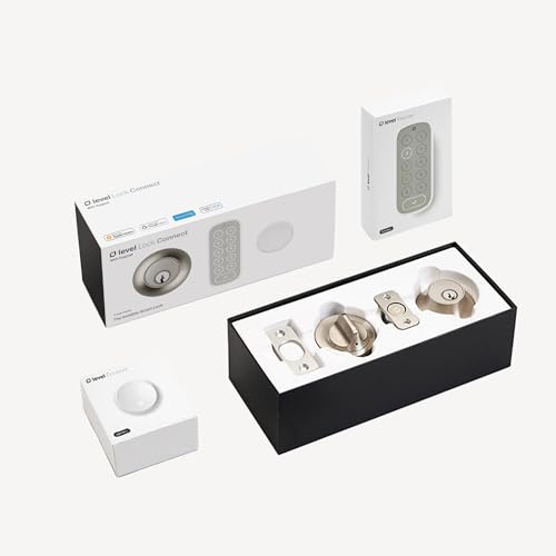 Level Lock Connect (Wi-Fi) Smart Lock with Level Keypad - Previous Model - Satin Nickel