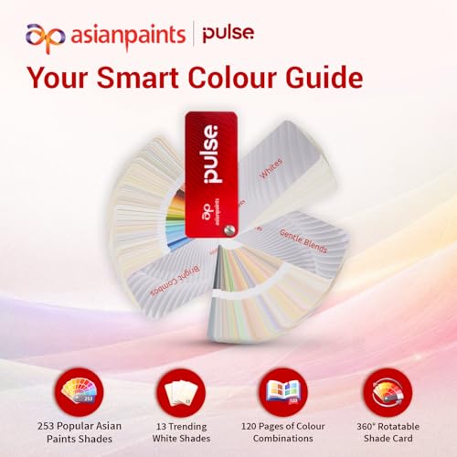 Image of Asian Paints Colour Pulse Shade Card | 253 Most Popular Shades| 360 Rotatable Pocket Friendly Colour Selection Tool