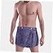 MERRYHAPY Men's Towel Wrap Pants Bathrobe Shower Skirt Short Quick Dry Privacy Comfortable Versatile Spa Robe Fashionable Design