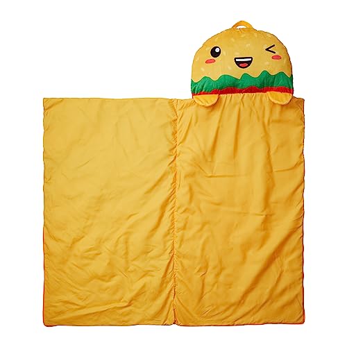 Image of Kid's Nap Buddies Character Preschool Nap Mat, Toddler Sleeping Bag with Pillow for Daycare, Ages 3+