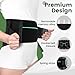 GEATFENNI Back Brace for Lower Back Pain Relief - Adjustable Lumbar Support Belt with Removable Memory Alloy Springs, 360° Dual Strap Compression (XL)