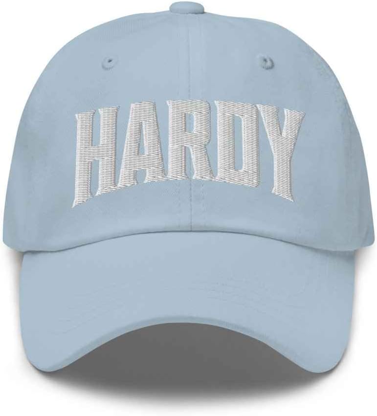 Hardy Baseball Cap Hardy Dad Hat Arkansas AR Hat Embroidered Souvenir