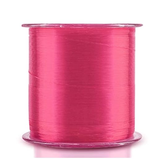 500 m nylon hållbar monofilament sten hav/sötvatten fiskelina diameter 0,10 mm till 0,47 mm fiskeredskap (färg: F, storlek: 5,0 (0,37 mm-14,5 kg))