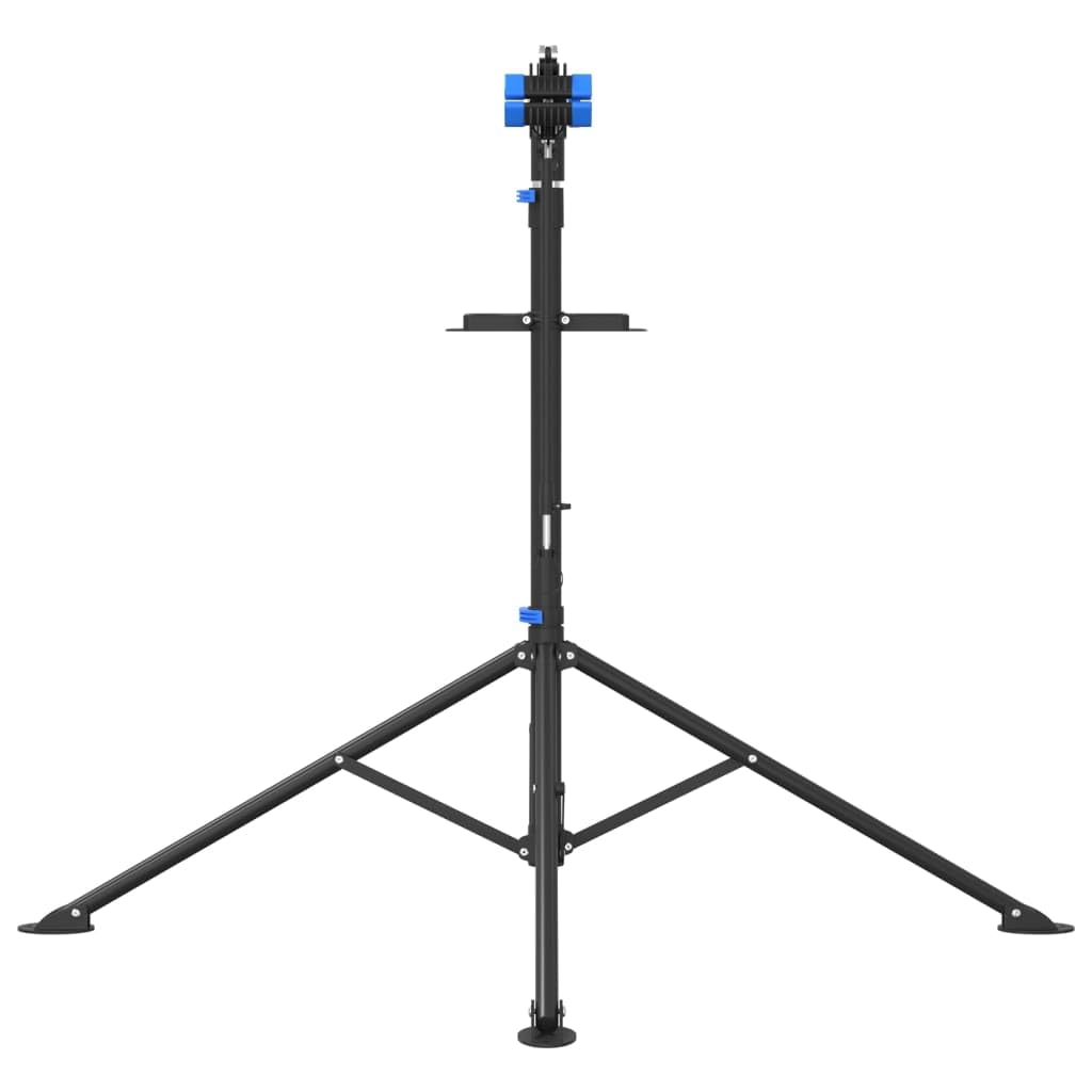 Fahrrad-Montageständer klappbar verstellbar 108-188 cm Stahl mit magnetischer Ablage, Stabiler Bodenständer für Reparatur, Wartung und Parken, platzsparend, Outdoor Indoor geeignet