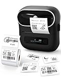 Phomemo Etikettendrucker - M220 Etikettendrucker Beschriftungsgerät, Thermo Bluetooth Etikettendrucker, Aktualisierung Etikettenhersteller 80mm, für Barcode, Adresse, Zuhause, Büro, kleine Unternehmen