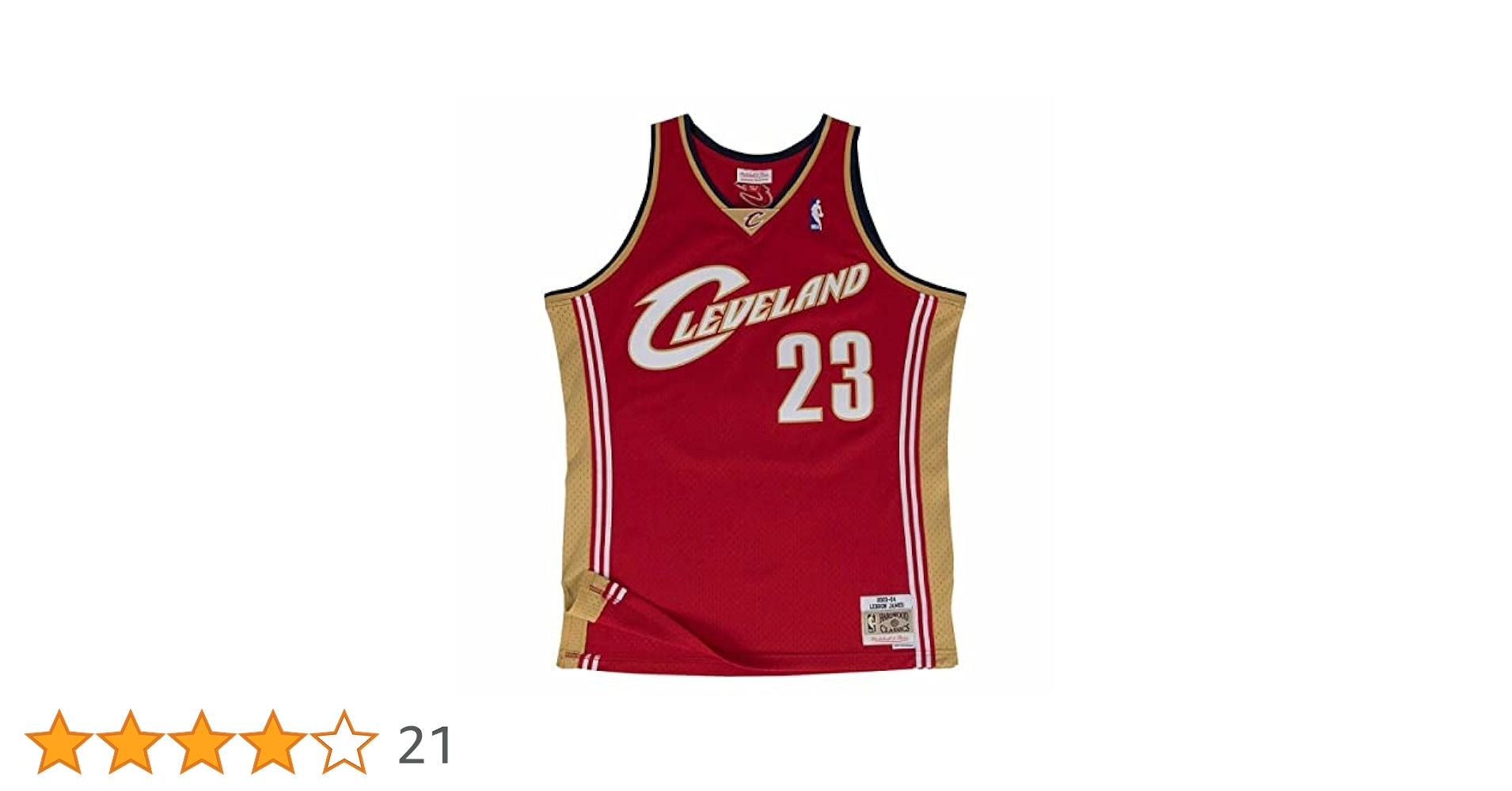 【オーセンティック】CAVALIERS 2003 レブロン　Lサイズ Vintage 2003 Cleveland Cavaliers LeBron James authentic