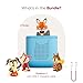 Toniebox 2 Audio Player Favorite Songs Bundle for Kids 1+ with Playtime Puppy, Bedtime Songs, Counting Songs, and Celebration Songs - Sky Blue
