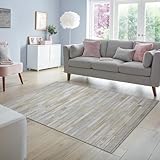 REGAL RUGS 8x10 ft Beige 1 Cowhide Leather Area Rug Soft & Flat Weave Fade Resistant Machine Washable Non Slip Genuine Modern Floor Accent Cow Indoor Home Décor Area Carpets for Living Room Bedroom