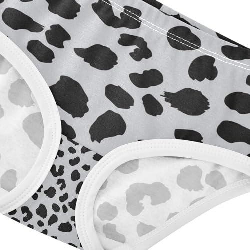 Leopard Print Black Gray Toddler Girls's Underwear 2T 202c11434