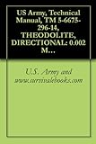 theodolite app android hunter  US Army, Technical Manual, TM 5-6675-296-14, THEODOLITE, DIRECTIONAL: 0.002 MIL GRADU 5.9 INCH LG TELESCOPE, DETACHABLE TRIBRACH W/ACCESSORIES AND TR, ... AND T2-68MIL), (6675-00-98 (English Edition)