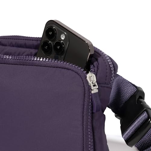 Image of Baggallini Modern Belt Bag 5x8 Travel Fanny Pack Sling Bag Waistpack w /RFID Card Holder Water-resistant Crossbody Bag