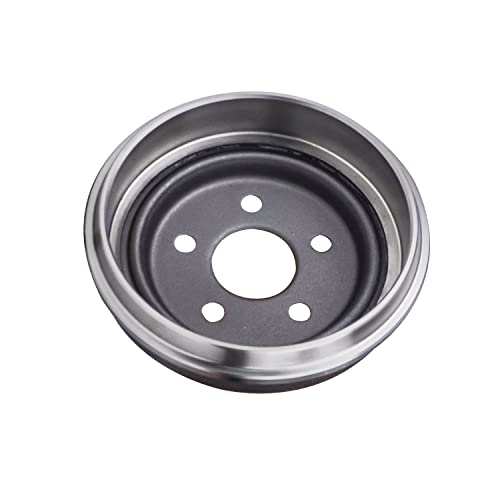Image of Detroit Axle - Rear Brake Drums for Dodge Neon Aries Charger Shadow Daytona | Plymouth Horizon Neon Reliant Sundance Turismo Chrysler Lebaron Brake Drums Rear Replacement