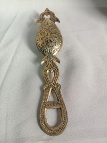 Traditional Indian Handicraft Kajrota Pure Brass Kajaldani miniatura 2