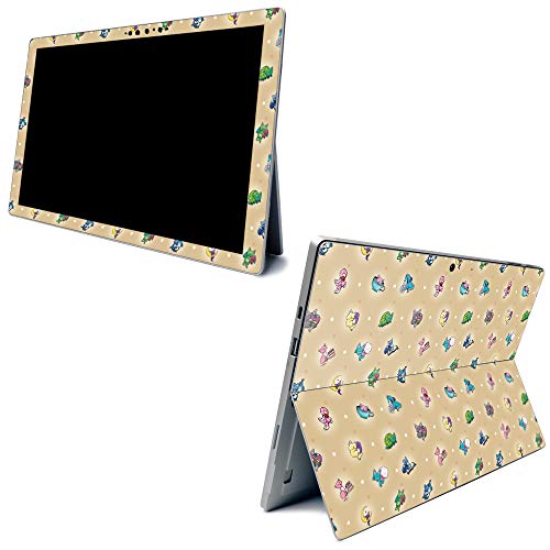 Image of MightySkins Carbon Fiber Skin for Microsoft Surface Pro 7 - Cute Kittens | Textured Carbon Fiber Finish | Easy to Apply, Remove, and Change Styles | Made in The USA