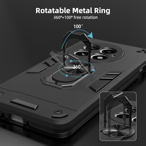 Image of NDCOM for OnePlus 13 Back Cover | Premium OnePlus 13 Case | Stylish OnePlus 13 Cover for Enhanced Protection and Sleek Design | Ring Holder Case