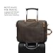 CoolBELL Laptop Messenger Bag Vintage Shoulder Bag Convertible Backpack Retro Briefcase Versatile Travel Bag Fits 17.3 Inch Laptop For Men Business (Waxed Canvas Brown)