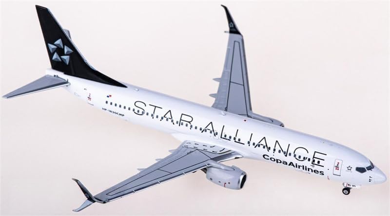 FloZ for NG Models for Copa Airlines for Boeing 737-800 HP-1830CMP Star Alliance 1:400 Airplane Pre-Built Model