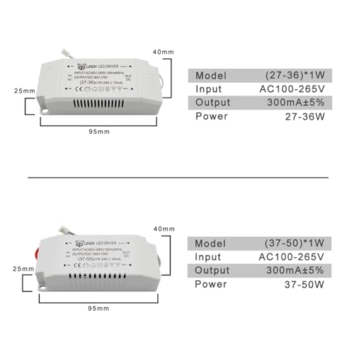 Balastro LED AC220V externo ideal para sustitución de drivers 7