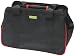 JanetBasket Eco Bag, 18"X10"X12" Black & Red