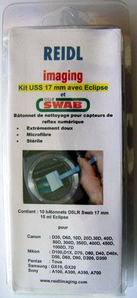 Reidl imaging Kit de Nettoyage capteur USS DSLR 17 mm