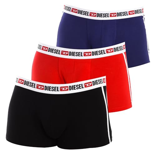 Diesel UMBX-Sebastian 2 Pezzi - Boxer Corti Uomo, Vestibilità Comoda, Morbidi E Elasticizzati